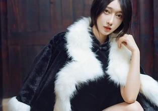 花漾show – 黄乐然的灰丝写真，明明是柔软却让人脑洞大开